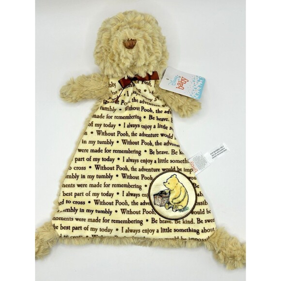 DISNEY BABY Lovey WINNIE THE POOH Security Blanket Lovey Knots Kids Preferred - Picture 3 of 14